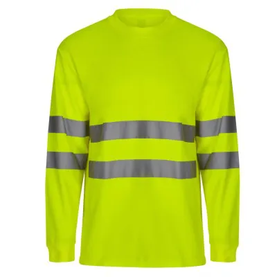 Tricou cu mânecă lungă, reflectorizant, de înaltă vizibilitate, din bumbac / Velilla / Îmbrăcăminte HiVis și reflectorizantă