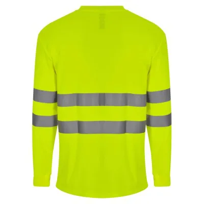 Tricou cu mânecă lungă, reflectorizant, de înaltă vizibilitate, din bumbac / Velilla / Îmbrăcăminte HiVis și reflectorizantă
