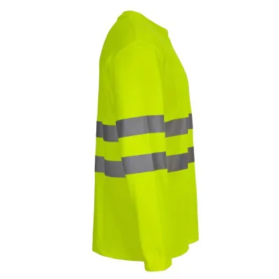 Tricou cu mânecă lungă, reflectorizant, de înaltă vizibilitate, din bumbac / Velilla / Îmbrăcăminte HiVis și reflectorizantă