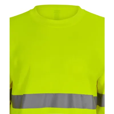 Tricou cu mânecă lungă, reflectorizant, de înaltă vizibilitate, din bumbac / Velilla / Îmbrăcăminte HiVis și reflectorizantă
