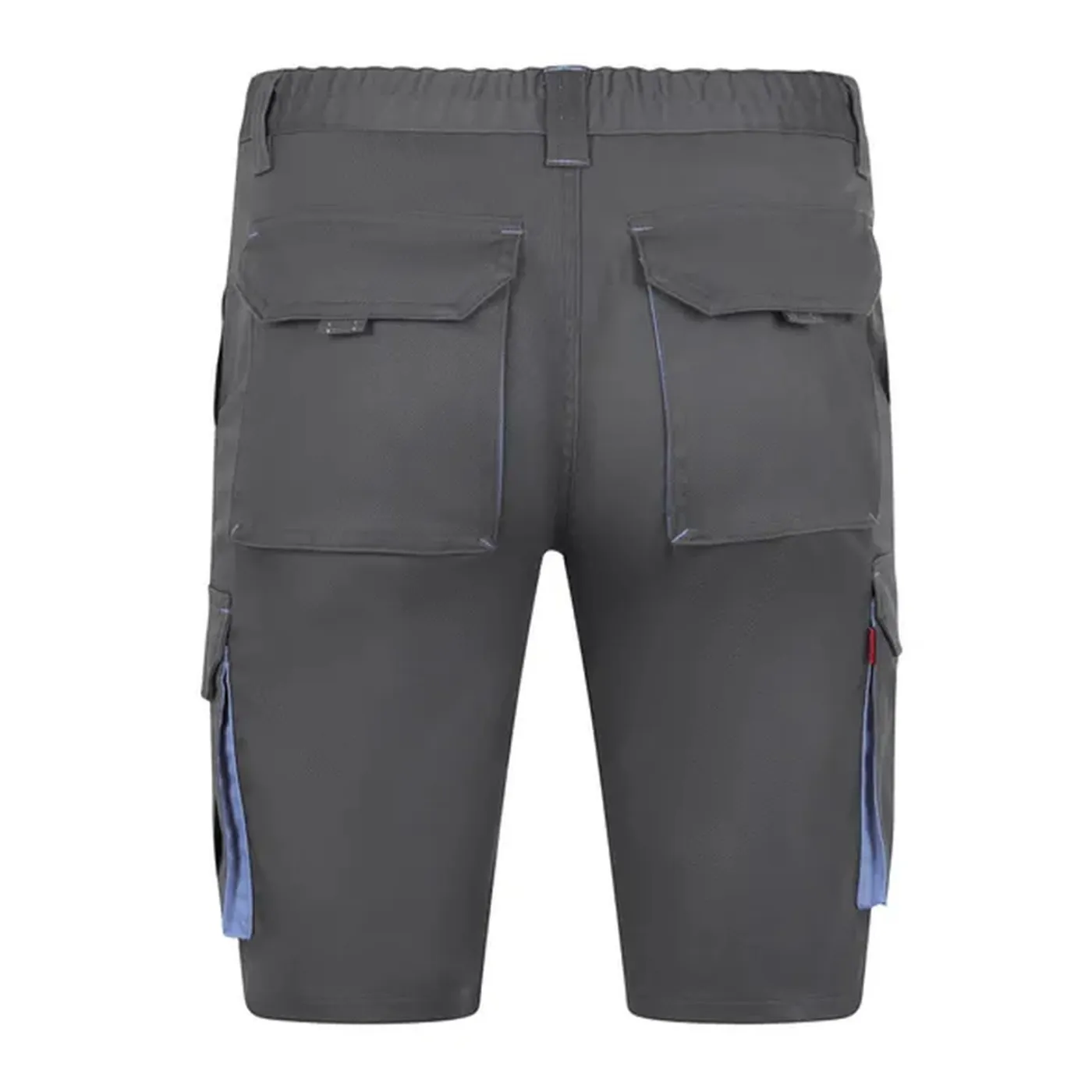 Pantaloni scurti stretch, cu buzunare multiple,  în două tonuri / Velilla / Pantaloni scurți de lucru