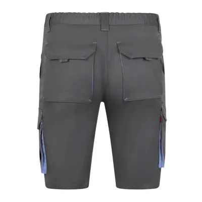 Pantaloni scurti stretch, cu buzunare multiple,  în două tonuri / Velilla / Pantaloni scurți de lucru