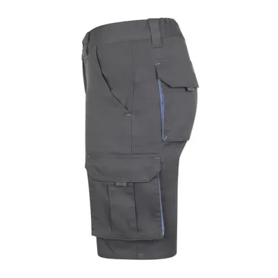 Pantaloni scurti stretch, cu buzunare multiple,  în două tonuri / Velilla / Pantaloni scurți de lucru