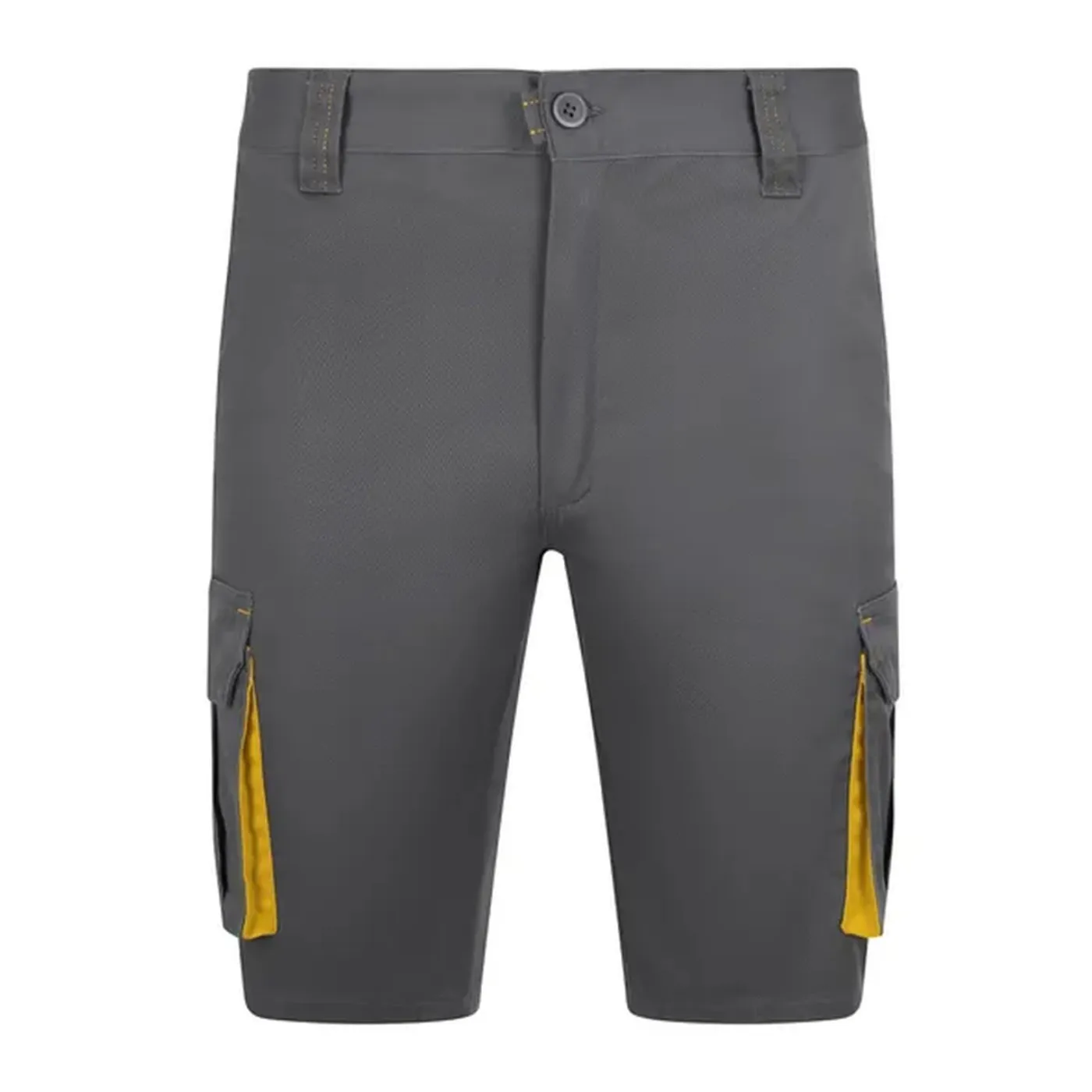 Pantaloni scurti stretch, cu buzunare multiple,  în două tonuri / Velilla / Pantaloni scurți de lucru