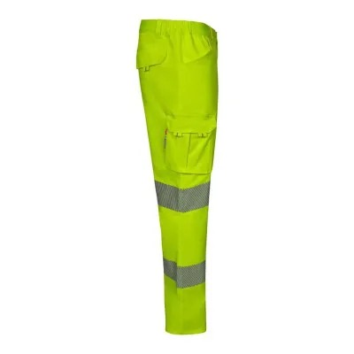 Pantaloni stretch de înaltă vizibilitate, cu buzunare multiple / Velilla / Îmbrăcăminte HiVis și reflectorizantă