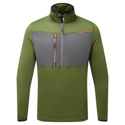 T755 - Fleece Tehnic WX3 cu fermoar / Portwest / Hanorace, bluze softshell, polar și fleece