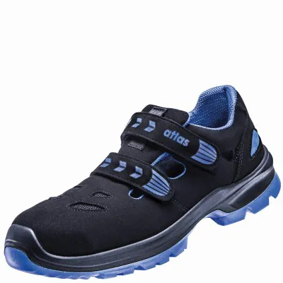 Sandale de protecție SL 46 blue W13 ESD S1 SRC / Atlas / Sandale de protecție, saboți de lucru, galoși din PVC
