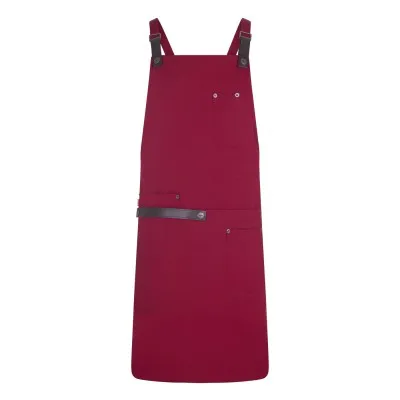 Șorț URBAN cu pieptar, din bumbac organic / Velilla / Îmbrăcăminte bucătari, ospătari, HoReCa
