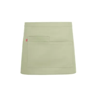 Șorț scurt din bumbac organic / Velilla / Îmbrăcăminte bucătari, ospătari, HoReCa