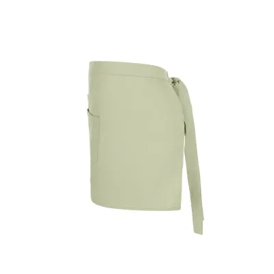 Șorț scurt din bumbac organic / Velilla / Îmbrăcăminte bucătari, ospătari, HoReCa