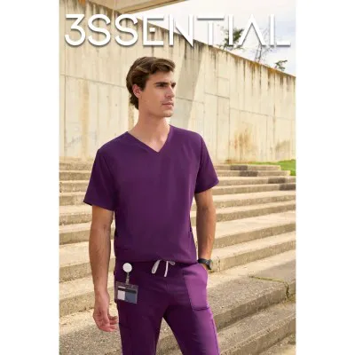 Bluză medicală stretch, din poliester reciclat / Velilla / Îmbrăcăminte medicală