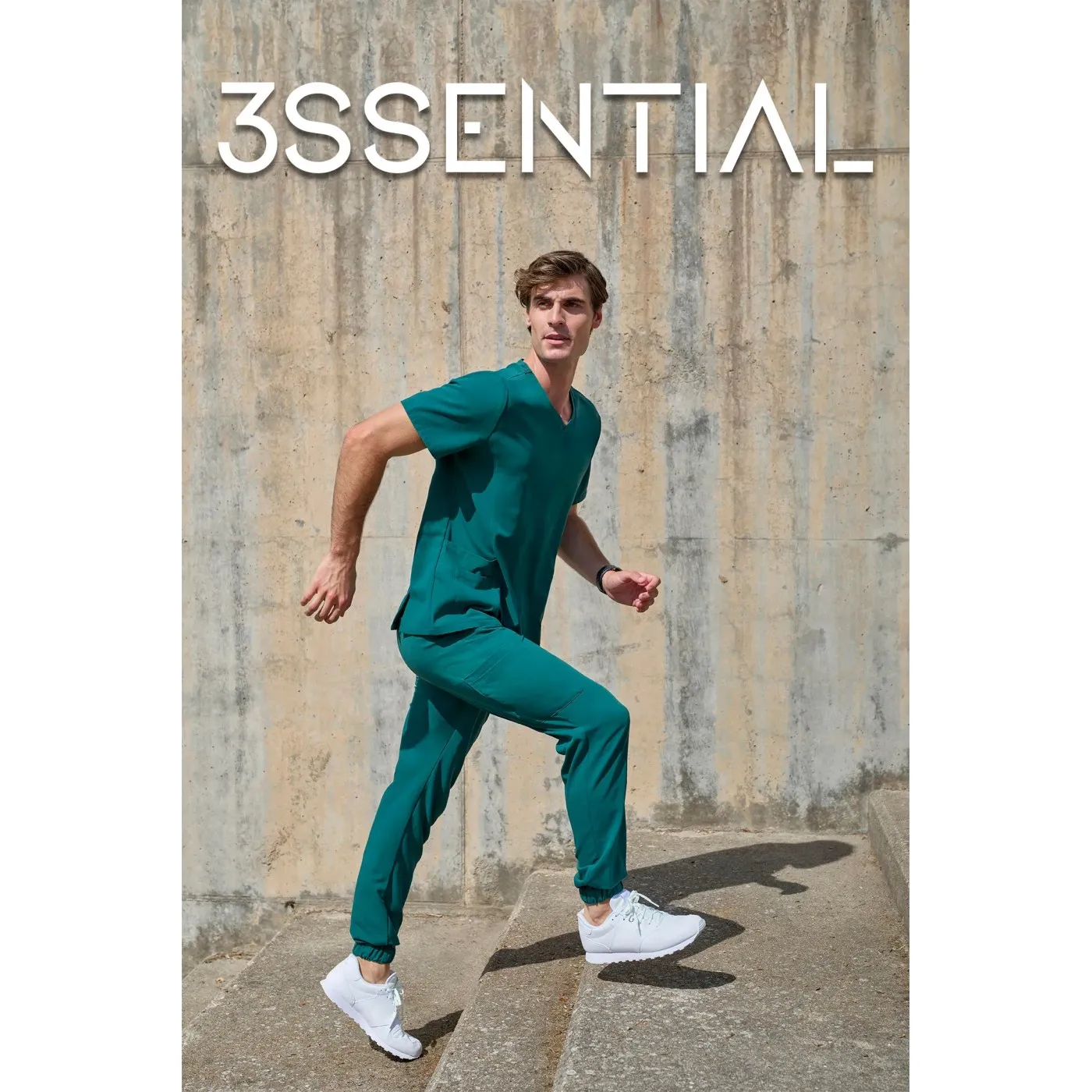 Pantaloni stretch JOGGER, din poliester reciclat / Velilla / Îmbrăcăminte medicală