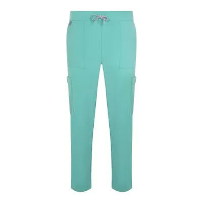 Pantaloni stretch, drepți, din poliester reciclat / Velilla / Îmbrăcăminte medicală