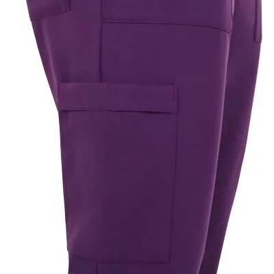 Pantaloni stretch, drepți, din poliester reciclat / Velilla / Îmbrăcăminte medicală