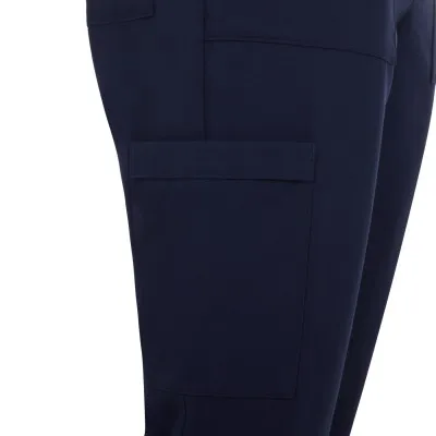 Pantaloni stretch, drepți, din poliester reciclat / Velilla / Îmbrăcăminte medicală