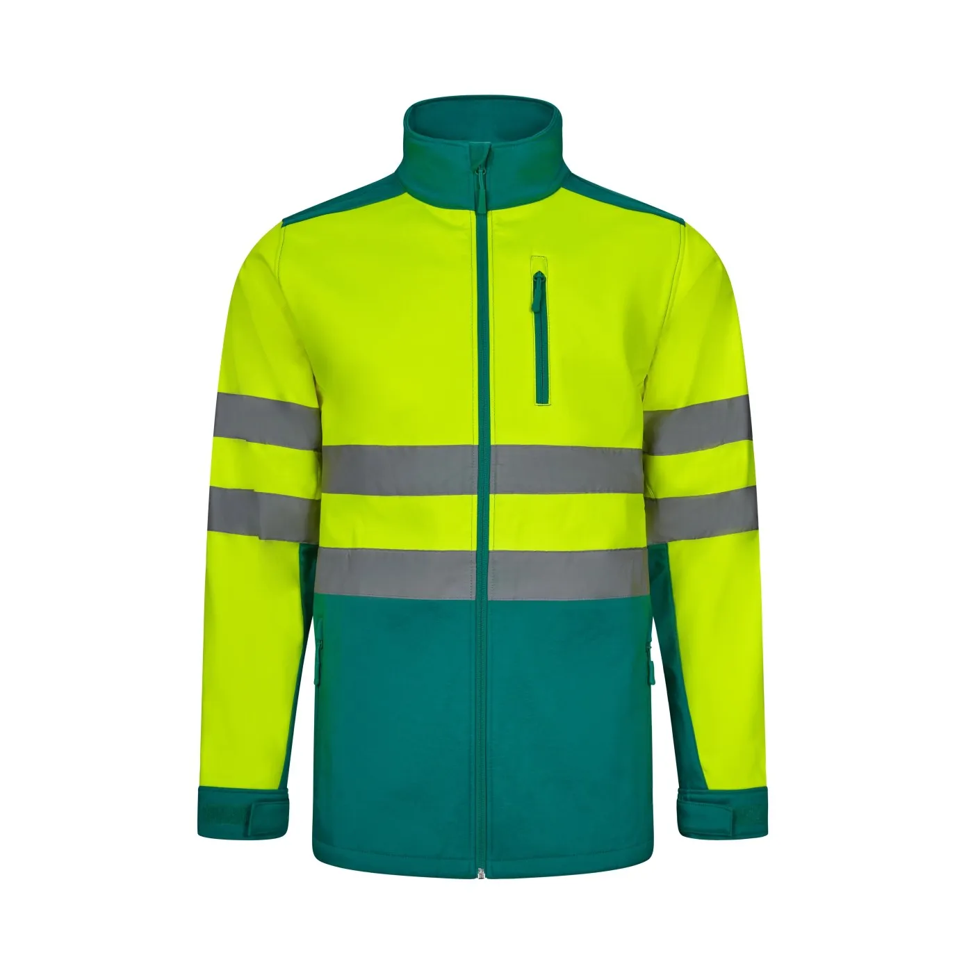 Jachetă softshell de înaltă vizibilitate, în două tonuri / Velilla / Îmbrăcăminte HiVis și reflectorizantă