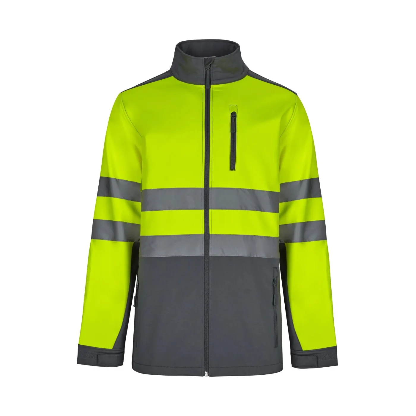 Jachetă softshell de înaltă vizibilitate, în două tonuri / Velilla / Îmbrăcăminte HiVis și reflectorizantă