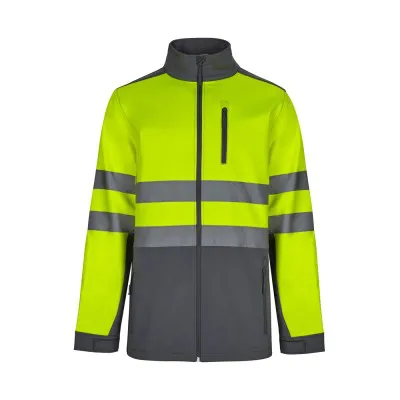 Jachetă softshell de înaltă vizibilitate, în două tonuri / Velilla / Îmbrăcăminte HiVis și reflectorizantă