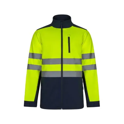 Jachetă softshell de înaltă vizibilitate, în două tonuri / Velilla / Îmbrăcăminte HiVis și reflectorizantă