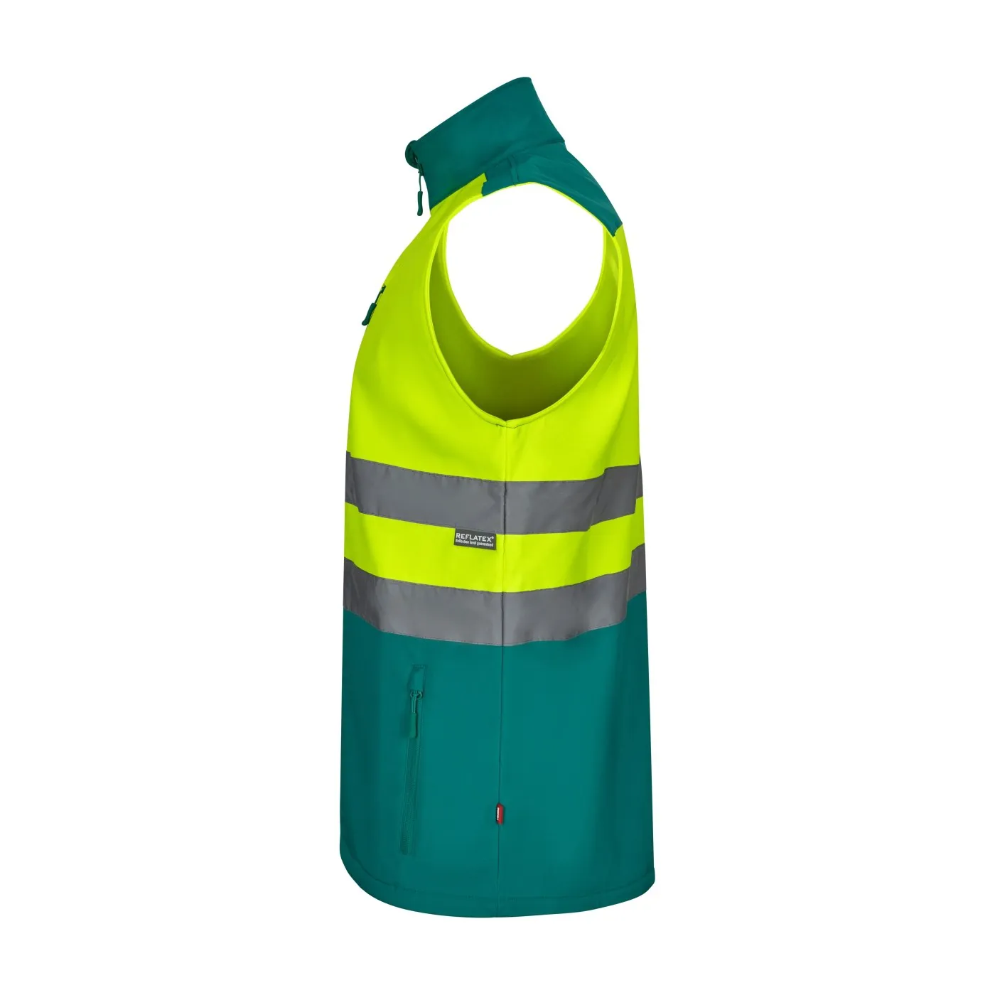 Vestă softshell de înaltă vizibilitate, în două tonuri / Velilla / Îmbrăcăminte HiVis și reflectorizantă