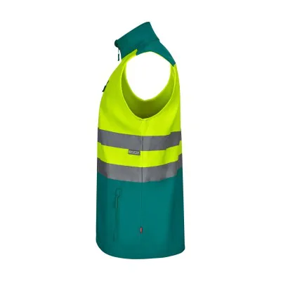 Vestă softshell de înaltă vizibilitate, în două tonuri / Velilla / Îmbrăcăminte HiVis și reflectorizantă