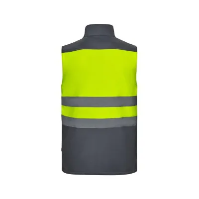 Vestă softshell de înaltă vizibilitate, în două tonuri / Velilla / Îmbrăcăminte HiVis și reflectorizantă