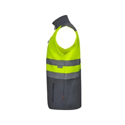 Vestă softshell de înaltă vizibilitate, în două tonuri / Velilla / Îmbrăcăminte HiVis și reflectorizantă