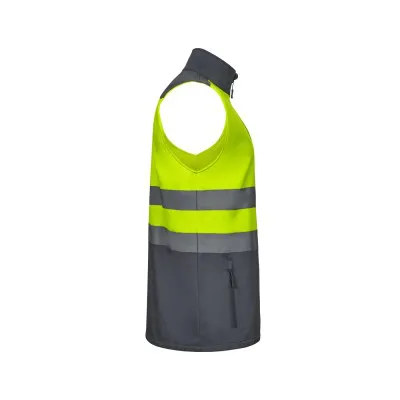 Vestă softshell de înaltă vizibilitate, în două tonuri / Velilla / Îmbrăcăminte HiVis și reflectorizantă