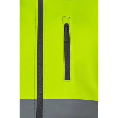 Vestă softshell de înaltă vizibilitate, în două tonuri / Velilla / Îmbrăcăminte HiVis și reflectorizantă