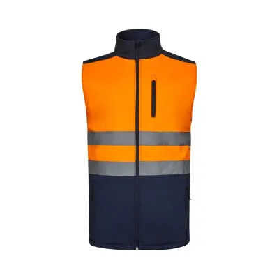 Vestă softshell de înaltă vizibilitate, în două tonuri / Velilla / Îmbrăcăminte HiVis și reflectorizantă
