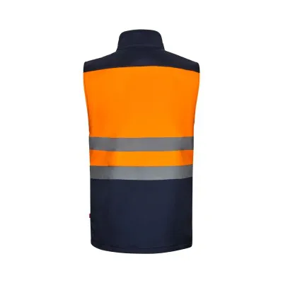 Vestă softshell de înaltă vizibilitate, în două tonuri / Velilla / Îmbrăcăminte HiVis și reflectorizantă