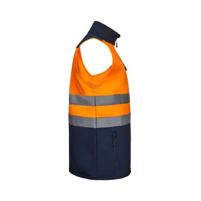 Vestă softshell de înaltă vizibilitate, în două tonuri / Velilla / Îmbrăcăminte HiVis și reflectorizantă