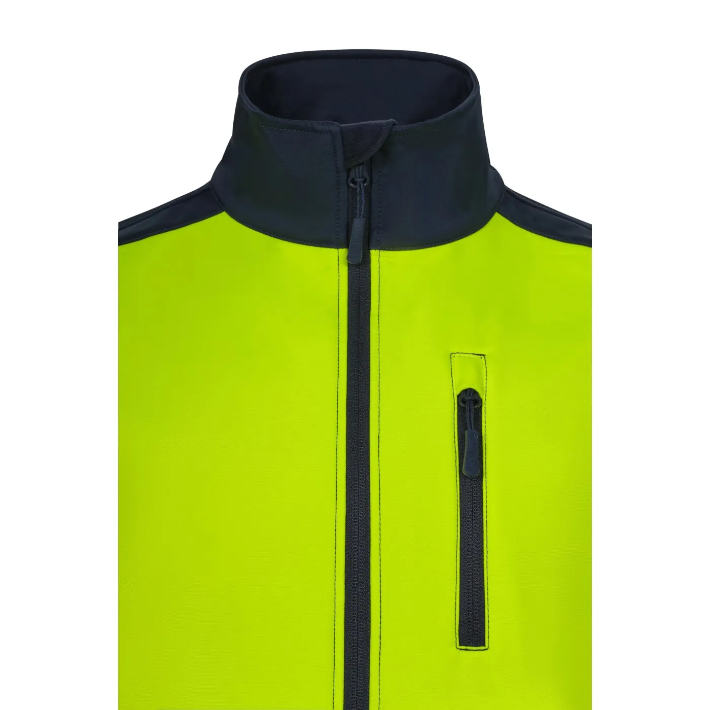 Vestă softshell de înaltă vizibilitate, în două tonuri / Velilla / Îmbrăcăminte HiVis și reflectorizantă