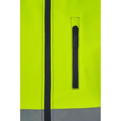 Vestă softshell de înaltă vizibilitate, în două tonuri / Velilla / Îmbrăcăminte HiVis și reflectorizantă