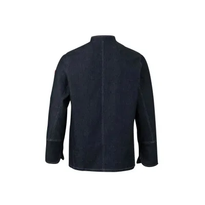 Jachetă bucătar din denim, cu mînecă lungă și cu nasturi / Velilla / Îmbrăcăminte bucătari, ospătari, HoReCa