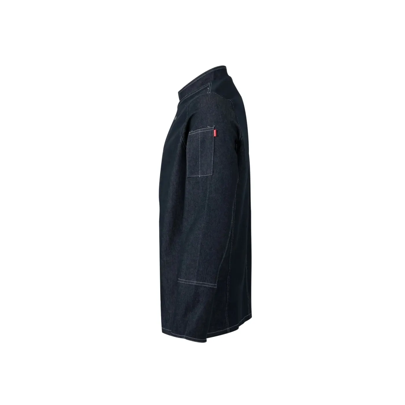 Jachetă bucătar din denim, cu mînecă lungă și cu nasturi / Velilla / Îmbrăcăminte bucătari, ospătari, HoReCa