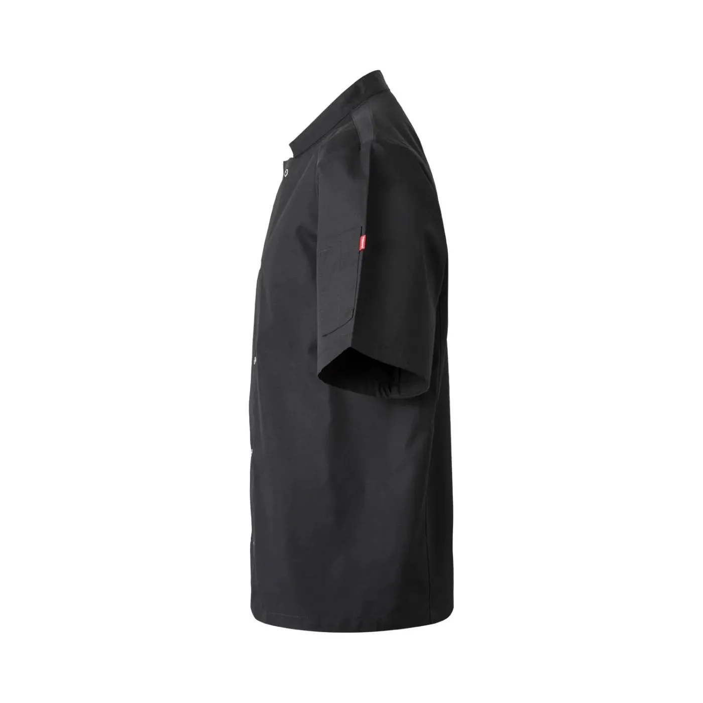 Jachetă bucătar, cu mânecă scurtă, cu capse / Velilla / Îmbrăcăminte bucătari, ospătari, HoReCa
