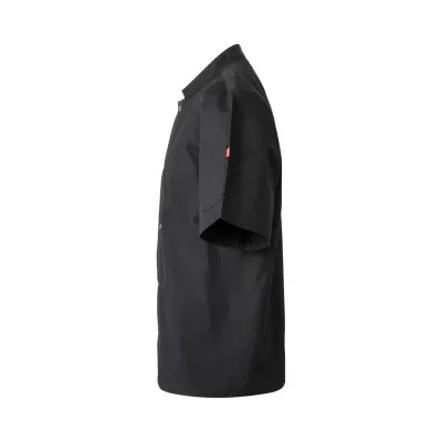 Jachetă bucătar, cu mânecă scurtă, cu capse / Velilla / Îmbrăcăminte bucătari, ospătari, HoReCa