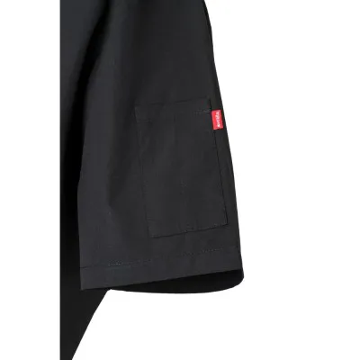 Jachetă bucătar, cu mânecă scurtă, cu capse / Velilla / Îmbrăcăminte bucătari, ospătari, HoReCa