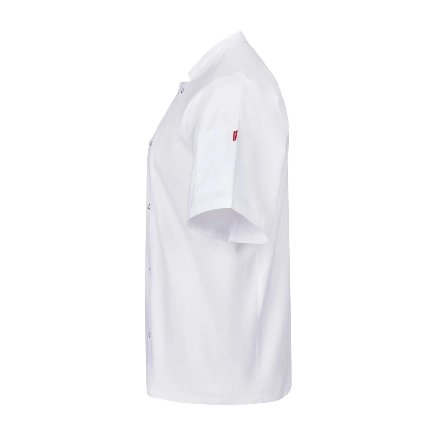 Jachetă bucătar, cu mânecă scurtă, cu capse / Velilla / Îmbrăcăminte bucătari, ospătari, HoReCa