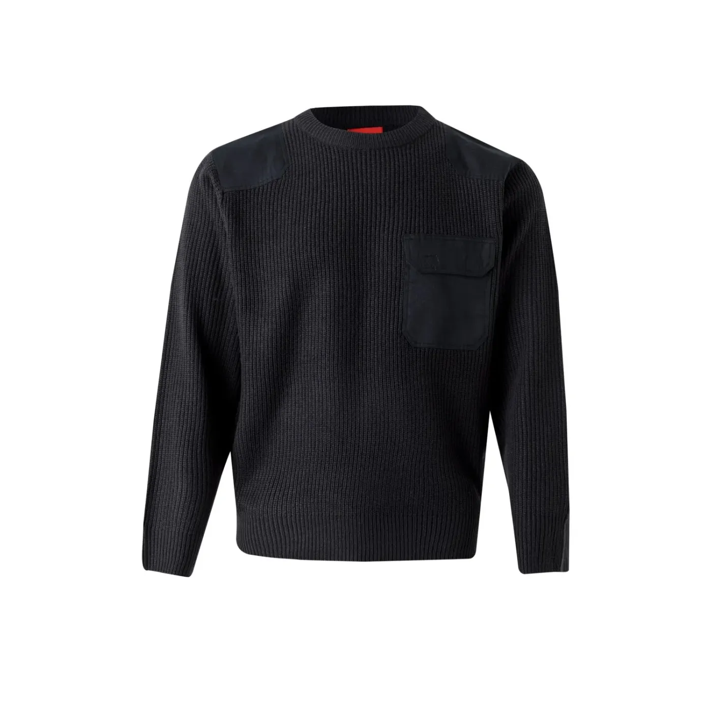 Pulover din tricot gros, cu gât rotund / Velilla / Hanorace, bluze softshell, polar și fleece