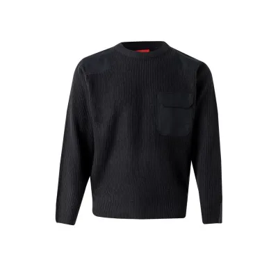 Pulover din tricot gros, cu gât rotund / Velilla / Hanorace, bluze softshell, polar și fleece