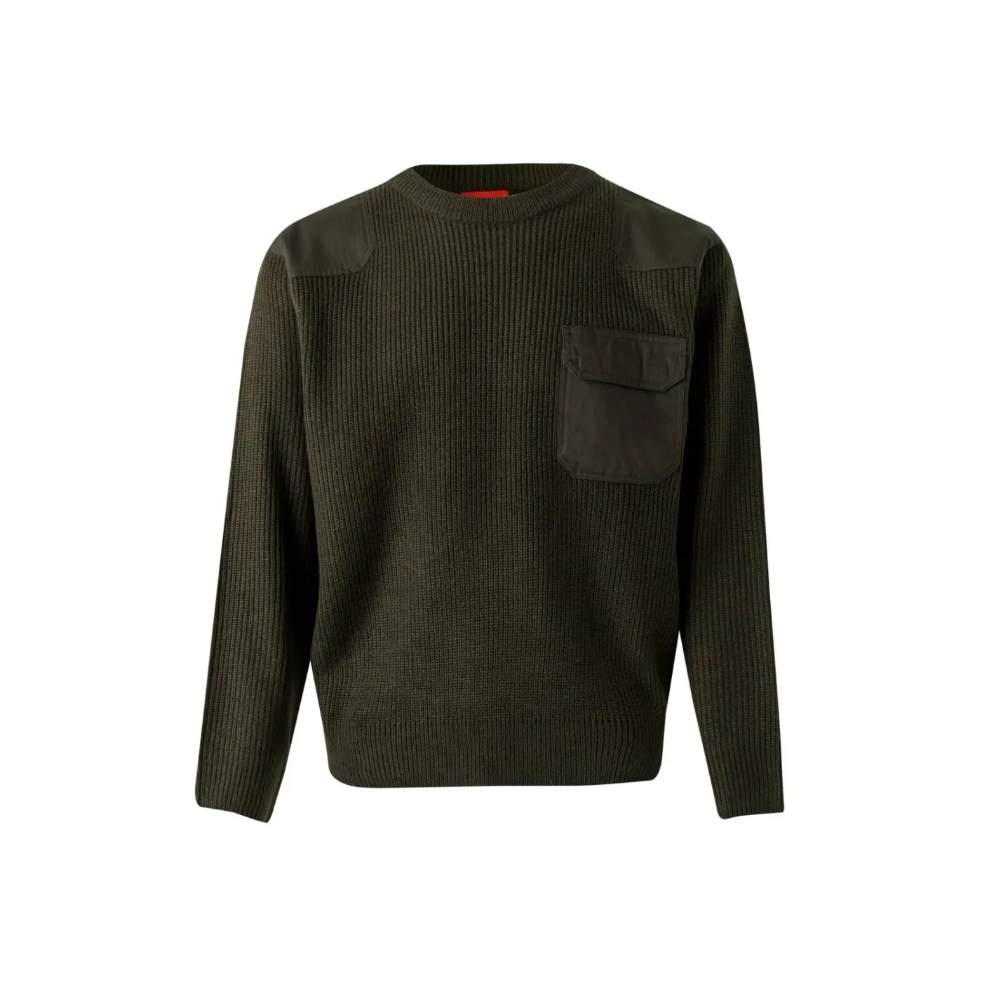 Pulover din tricot gros, cu gât rotund / Velilla / Hanorace, bluze softshell, polar și fleece