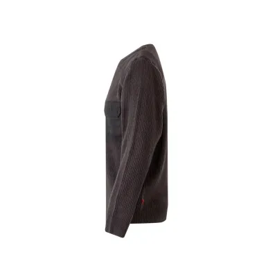 Pulover din tricot gros, cu gât rotund / Velilla / Hanorace, bluze softshell, polar și fleece