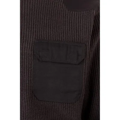 Pulover din tricot gros, cu gât rotund / Velilla / Hanorace, bluze softshell, polar și fleece