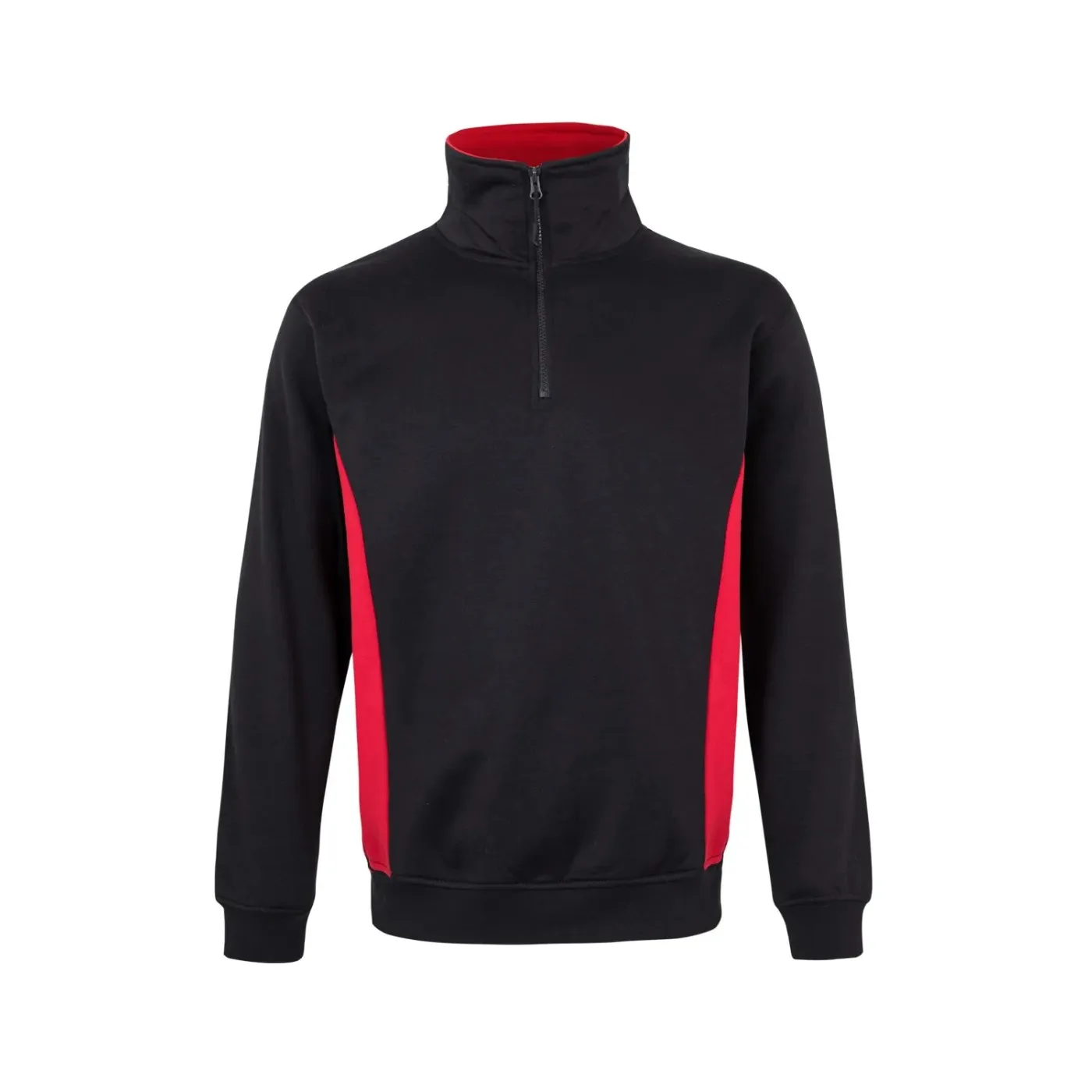 Hanorac cu jumătate de fermoar, în două tonuri / Velilla / Hanorace, bluze softshell, polar și fleece