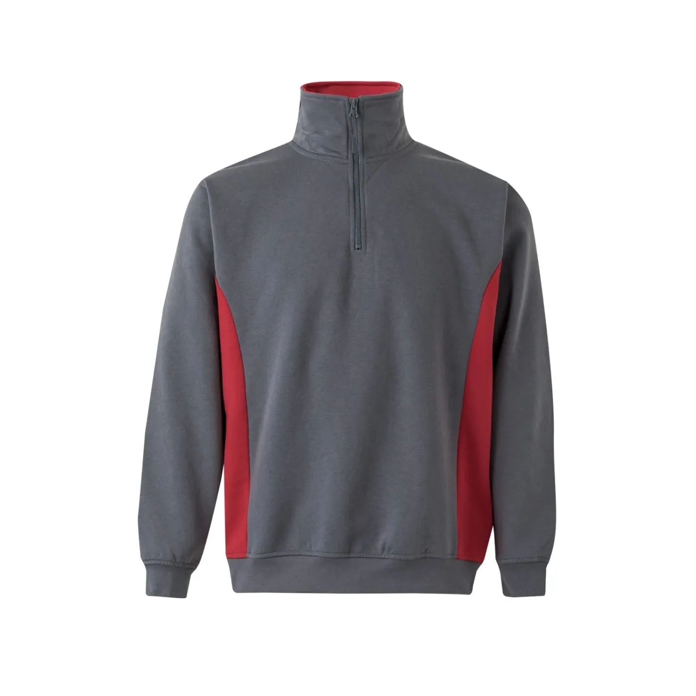 Hanorac cu jumătate de fermoar, în două tonuri / Velilla / Hanorace, bluze softshell, polar și fleece