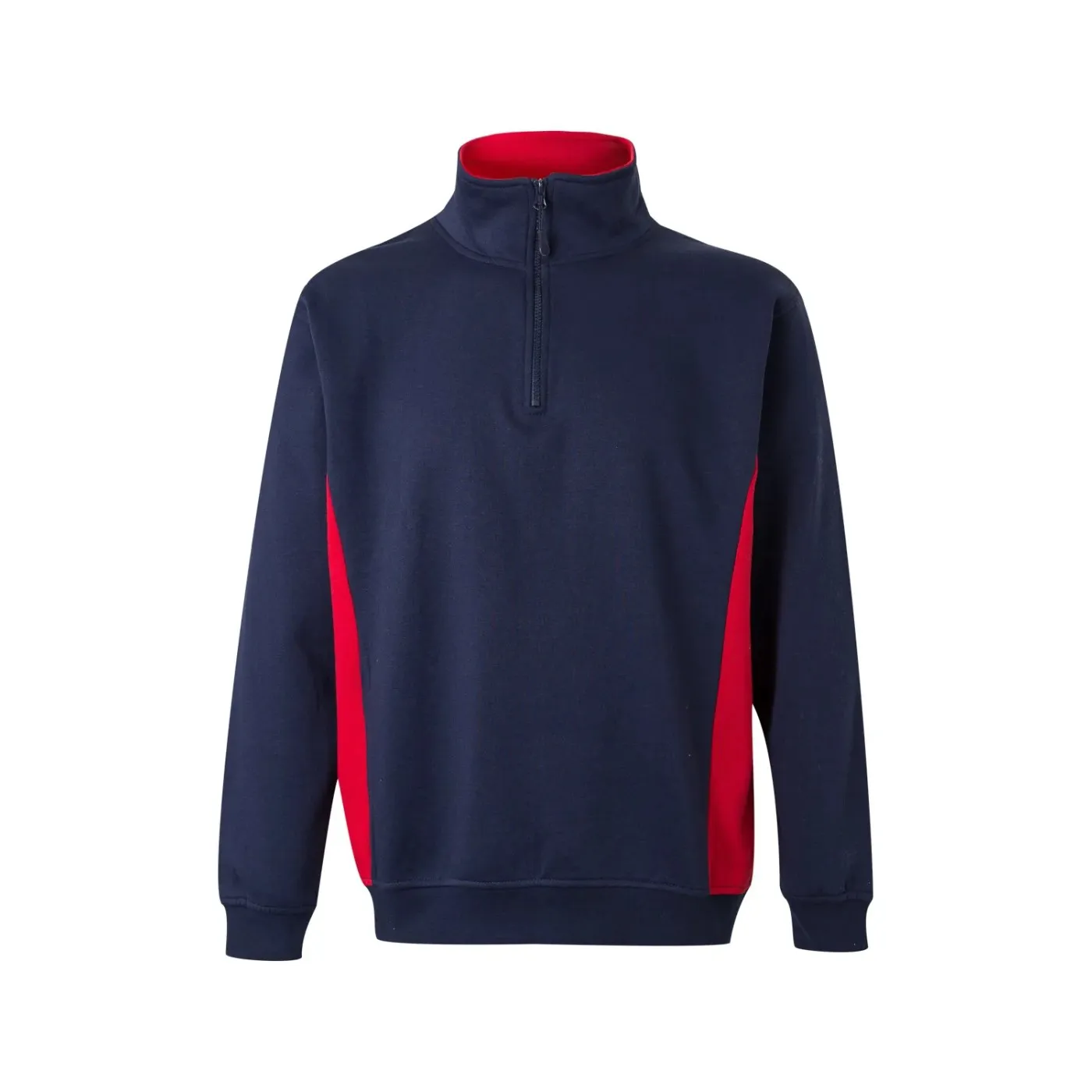 Hanorac cu jumătate de fermoar, în două tonuri / Velilla / Hanorace, bluze softshell, polar și fleece
