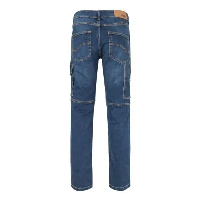 Pantaloni stretch, din denim, cu buzunare multiple / Velilla / Pantaloni, salopete, colanți