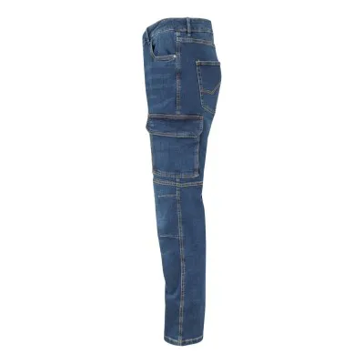 Pantaloni stretch, din denim, cu buzunare multiple / Velilla / Pantaloni, salopete, colanți